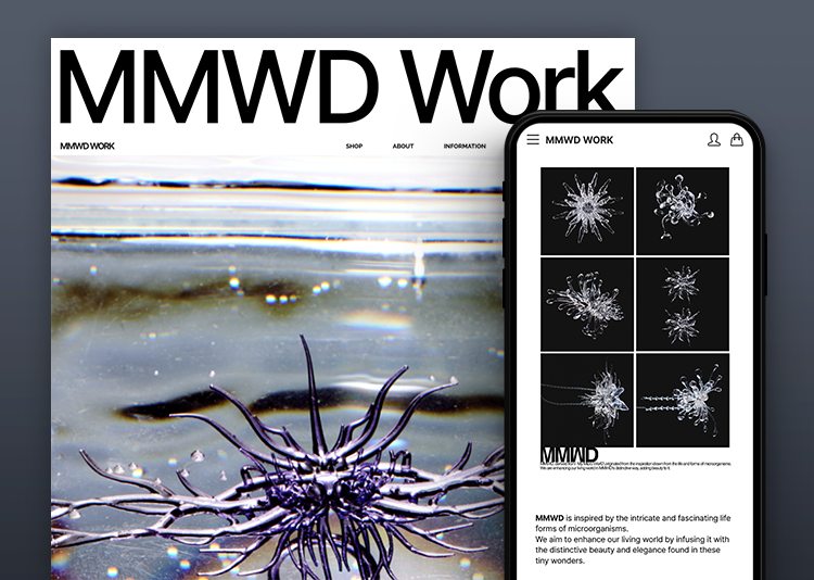 MMWD WORK 웹사이트 대표 화면